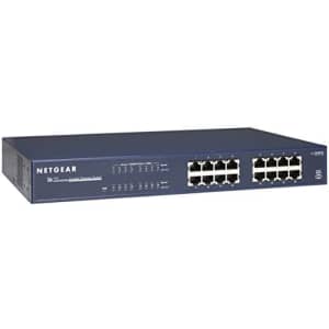 NETGEAR 16-Port Gigabit Ethernet Unmanaged Switch (JGS516) - Desktop or Rackmount, and Limited for $91