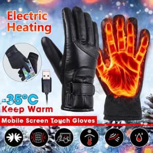 Electric Heated Gloves for $9