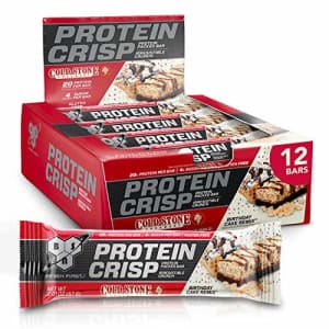 BSN Protein Bars - Protein Crisp Bar by Syntha-6, Whey Protein, 20g of Protein, Gluten Free, Low for $22