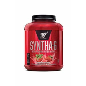 BSN SYNTHA-6 Protein Powder, Strawberry Milkshake, 5.0 Pound for $66