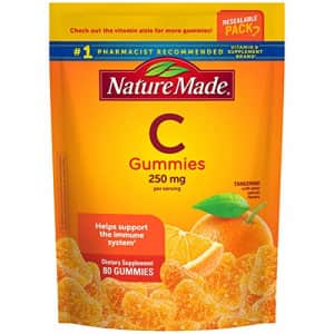 Nature Made Vitamin C 250 mg, Dietary Supplement for Immune Support, Resealable Pack, 80 Gummies, for $24