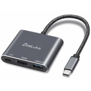 ZasLuke USB C to HDMI Multiport Adapter for $9 ZasLuke USB C to HDMI Multiport Adapter for $9