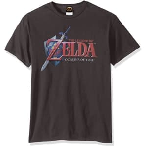 Nintendo Men's Hey Ocarina T-Shirt, Charcoal, X-Large for $20 Nintendo Men's Hey Ocarina T-Shirt, Charcoal, X-Large for $20