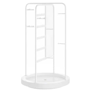 Songmics Rotating Jewelry Stand with 4 Sections for $13