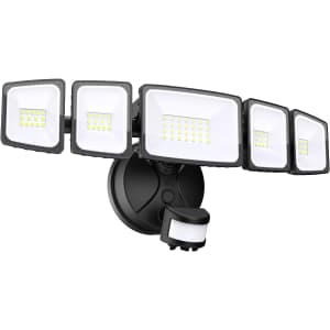 Onforu 55W 5-Head LED Security Light for $50
