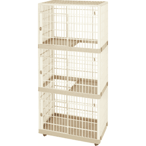 IRIS 3-Tier Plastic Cat Cage Playpen for $170 at checkout IRIS 3-Tier Plastic Cat Cage Playpen for $170 at checkout