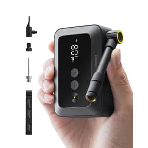 HOTO Mini Bike Tire Pump for $30