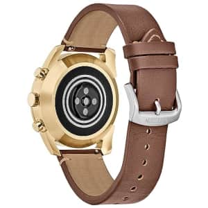 Citizen CZ Smart PQ2 42mm Hybrid Gold Smartwatch with YouQ Wellness app Featuring IBM Watson AI and for $300