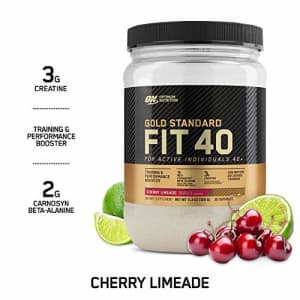 Optimum Nutrition Gold Standard FIT 40 PreWorkout Booster, Cherry Limeade, 11.3 Oz for $30