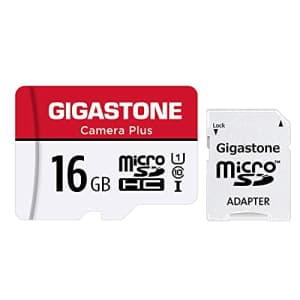 [Gigastone] 16GB Micro SD Card, Camera Plus, MicroSDHC Memory Card for Wyze Cam, Security Camera, for $9