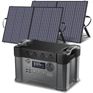 AllPowers S2000 Pro Portable Power Station w/ Solar Panels for $1,399