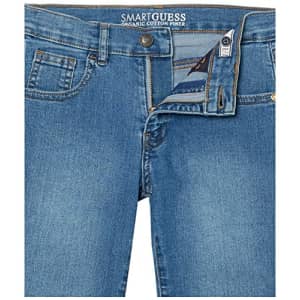 GUESS boys Organic Stretch 5 Pocket Denim Shorts, Super Bright Blue Wash, 8 Years US for $27