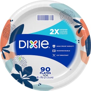 Dixie Disposable Paper Plates 90-Count for $5.69 via Sub & Save