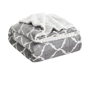 Comfort Spaces Reversible Throw Blanket for $9