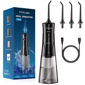 Phylian Rechargeable Power Flosser for $20 w/ Prime Phylian Rechargeable Power Flosser for $20 w/ Prime