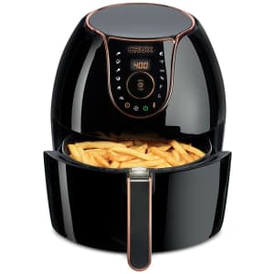 Crux 5.3-Quart Digital Air Convection Fryer for $72