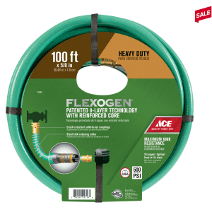 Ace Hardware Flexogen 5/8" 100-Foot Premium Grade Hose for $37 Ace Hardware Flexogen 5/8" 100-Foot Premium Grade Hose for $37
