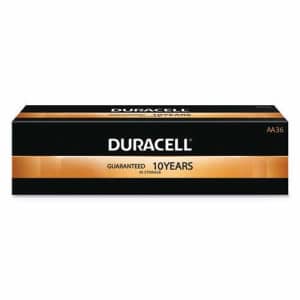 Duracell CopperTop Alkaline Batteries with Duralock Power Preserve Technology, AA, 36/Pk, Sold as 1 Package, for $94 Duracell CopperTop Alkaline Batteries with Duralock Power Preserve Technology, AA, 36/Pk, Sold as 1 Package, for $94