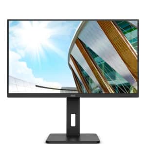 AOC Q32P2CA 32" IPS Monitor, QHD 2560x1440, USB-C Docking, Height Adjustable Stand for $242