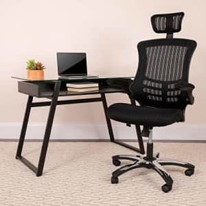 Flash Furniture High-Back Black Mesh Swivel Ergonomic Executive Office Chair with Flip-Up Arms and for $135