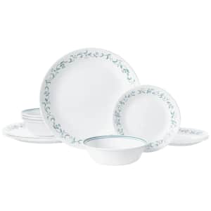 Corelle Country Cottage 12-Piece Dinnerware Set for $34