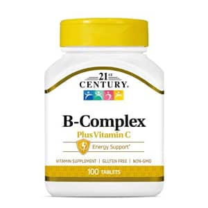 21st Century Healthcare, B Complex Plus Vitamin C, Tablets 100 Count for $9