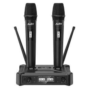 Moukey Wireless Microphones System for $70