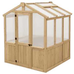 Yardistry Meridian 6x7-Foot Cedar Greenhouse Kit for $1,499