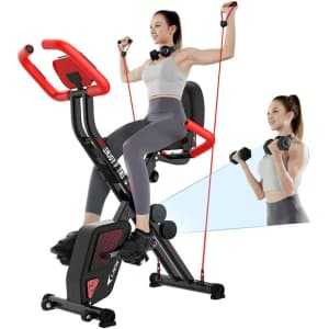 Pooboo 3-in-1 Exercise Bike for $160
