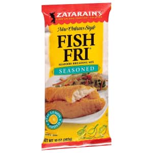 Zatarain's Seasoned Fish Fri Seafood Breading Mix, 10 oz (Pack of 12) for $15