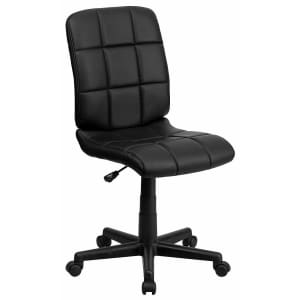 Flash Furniture Quilted Vinyl Swivel Task Chair for $45 Flash Furniture Quilted Vinyl Swivel Task Chair for $45