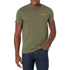 Columbia Apparel Men's Graphic T-Shirt Shirt, Surplus Green/Punsal, Large for $16
