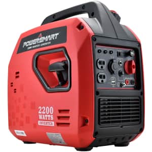 PowerSmart 2,200W Super Quiet Gasoline-Powered Generator for $340 PowerSmart 2,200W Super Quiet Gasoline-Powered Generator for $340