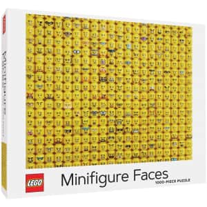 LEGO Minifigure Faces 1,000-Piece Jigsaw for $18