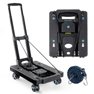 Ticonn Folding Hand Truck Dolly for $17