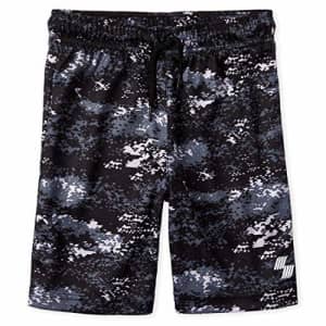 The Children's Place Boys' Printed Active Shorts, Black, X-Small (4) for $10 The Children's Place Boys' Printed Active Shorts, Black, X-Small (4) for $10