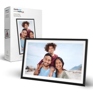 ApoloSign 15.6" WiFi Digital Photo Frame for $68