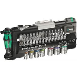 Wera 39-Piece Metric Tool-Check Plus Bit Ratchet Set for $66 Wera 39-Piece Metric Tool-Check Plus Bit Ratchet Set for $66