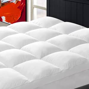 Extra Thick Cooling Queen Mattress Topper for $57