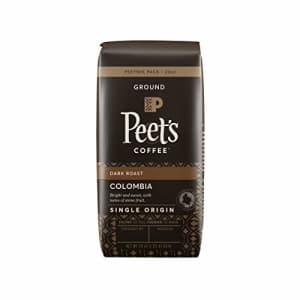 Peet's Coffee Single Origin Colombia, Dark Roast Ground Coffee, 20 Ounce Peetnik Pack for $33