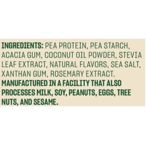 Vega Original Protein Powder, Creamy Vanilla Plant Based Protein Drink Mix for Water, Milk and for $29