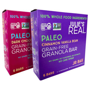 Julie's Real Paleo Grain-Free Granola Bars 72-Pack for $30