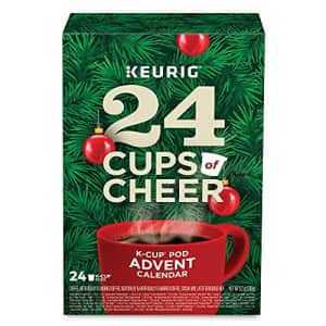 Keurig Advent Calendar Variety Pack, Single Serve K-Cup Pods, 24 Count for $33