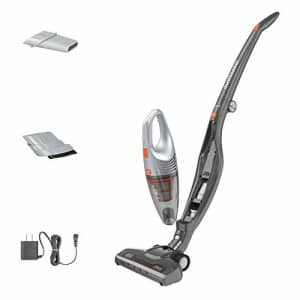 Black + Decker BLACK+DECKER POWERSERIES Cordless Stick Vacuum Cleaner & Hand Vac, 2-in-1, Titanium Gray (HSVB420J) for $110 Black + Decker BLACK+DECKER POWERSERIES Cordless Stick Vacuum Cleaner & Hand Vac, 2-in-1, Titanium Gray (HSVB420J) for $110