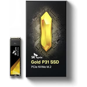 SK Hynix Gold P31 2TB PCIe NVMe Gen3 M.2 2280 Internal SSD for $208