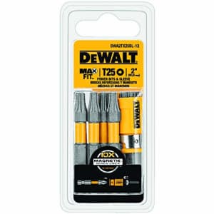DEWALT Torx T25 MAX Fit 2 Inch (50.8mm) Game with 11 Tips and Limiter DWA2TX25SL12 for $14
