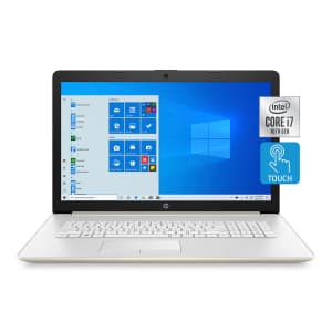 HP 17-by3072cl 10th-Gen. Ice Lake i7 17.3" Touch Laptop w/ 512GB SSD for $799