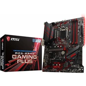 MSI MPG Z390 Gaming Plus LGA1151 (Intel 8th and 9th Gen) M.2 USB 3.1 Gen 2 DDR4 HDMI DVI CFX ATX for $230