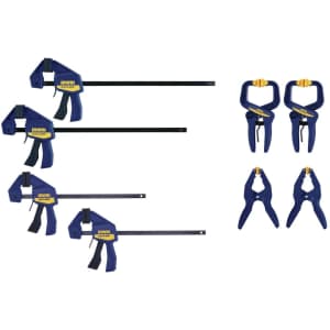 Irwin Quick-Grip Clamps 8-Piece Set for $25