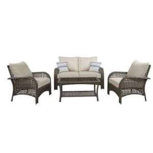 Living Accents Willow 4-Piece Deep Seating Set for $500